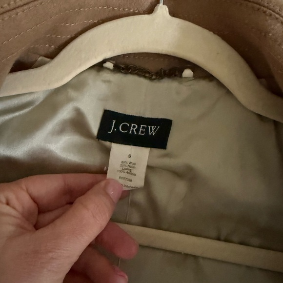 Tan Double-Breasted Peacoat - Picture 4 of 5